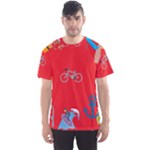 sports Emoji Men s Sport Mesh Tee