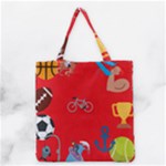 sports Emoji Grocery Tote Bag