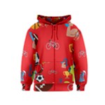 sports Emoji Kids Zipper Hoodie