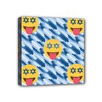 chanukkah hanukkah Emoji Mini Canvas 4  x 4  (Stretched)