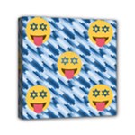 chanukkah hanukkah Emoji Mini Canvas 6  x 6  (Stretched)