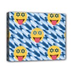 chanukkah hanukkah Emoji Canvas 10  x 8  (Stretched)