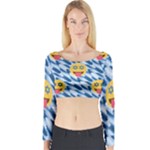 Long Sleeve Crop Top (Tight Fit)