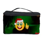 santa Emoji Christmas Cosmetic Storage Case