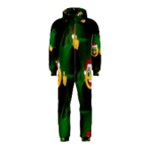 santa Emoji Christmas Hooded Jumpsuit (Kids)