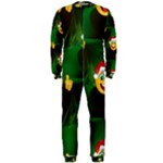 santa Emoji Christmas OnePiece Jumpsuit (Men)