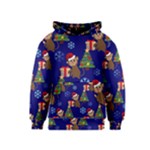 Christmas Monkey emoji Kid s Pullover Hoodie