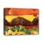 hipster Burger Deluxe Canvas 16  x 12  (Stretched) 