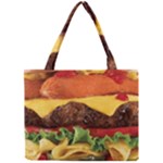 hipster Burger Mini Tote Bag