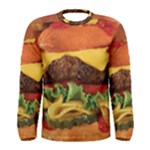 hipster Burger Men s Long Sleeve T-shirt