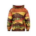 hipster Burger Kid s Pullover Hoodie