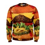 hipster Burger Men s Sweatshirt