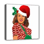 Xmas Norma Jean Mini Canvas 8  x 8  (Stretched)