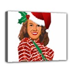 Xmas Norma Jean Canvas 14  x 11  (Stretched)