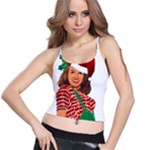 Xmas Norma Jean Spaghetti Strap Bra Top