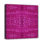 Pink sequins Mini Canvas 8  x 8  (Stretched)