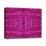 Pink sequins Canvas 10  x 8  (Stretched)