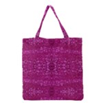 Pink sequins Grocery Tote Bag