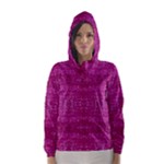 Pink sequins Hooded Wind Breaker (Women)