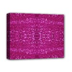 Pink sequins Deluxe Canvas 14  x 11  (Stretched)