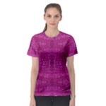 Pink sequins Women s Sport Mesh Tee