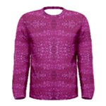 Pink sequins Men s Long Sleeve T-shirt