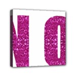 fuchsia sequin No Mini Canvas 6  x 6  (Stretched)