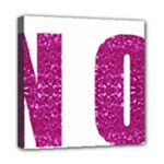 fuchsia sequin No Mini Canvas 8  x 8  (Stretched)