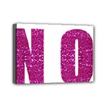 fuchsia sequin No Mini Canvas 7  x 5  (Stretched)