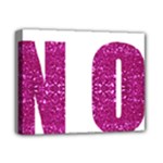 fuchsia sequin No Deluxe Canvas 14  x 11  (Stretched)