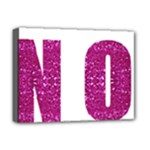 fuchsia sequin No Deluxe Canvas 16  x 12  (Stretched) 