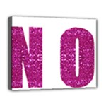 fuchsia sequin No Deluxe Canvas 20  x 16  (Stretched)