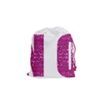 fuchsia sequin No Drawstring Pouch (Small)