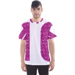 fuchsia sequin No Men s Sport Mesh Tee