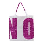 fuchsia sequin No Grocery Tote Bag