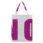 fuchsia sequin No Classic Tote Bag