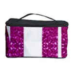 fuchsia sequin No Cosmetic Storage Case