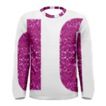 fuchsia sequin No Men s Long Sleeve T-shirt