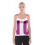 fuchsia sequin No Spaghetti Strap Top