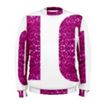 fuchsia sequin No Men s Sweatshirt