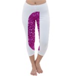 fuchsia sequin No Capri Winter Leggings 