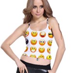 Smilies Emoji Spaghetti Strap Bra Top