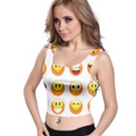 Smilies Emoji Crop Top