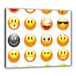 Smilies Emoji Canvas 24  x 20  (Stretched)