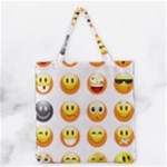 Smilies Emoji Grocery Tote Bag