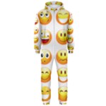 Smilies Emoji Hooded Jumpsuit (Men)