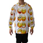 Smilies Emoji Hooded Wind Breaker (Kids)