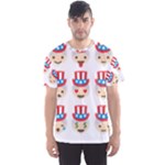 Uncle Sam Emoji Men s Sport Mesh Tee