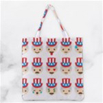 Uncle Sam Emoji Grocery Tote Bag