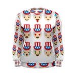 Uncle Sam Emoji Women s Sweatshirt